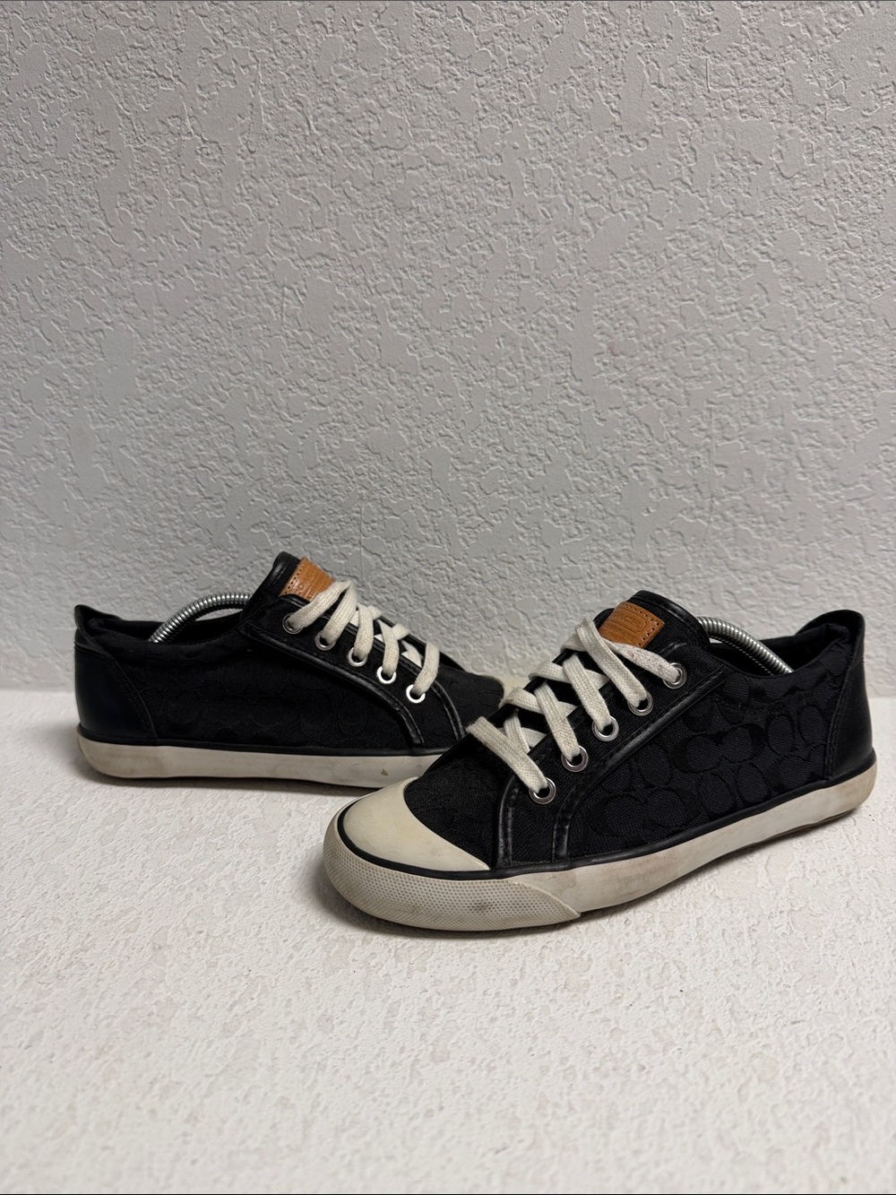 Coach Barrett Woman’s Canvas Graphic logo black 6